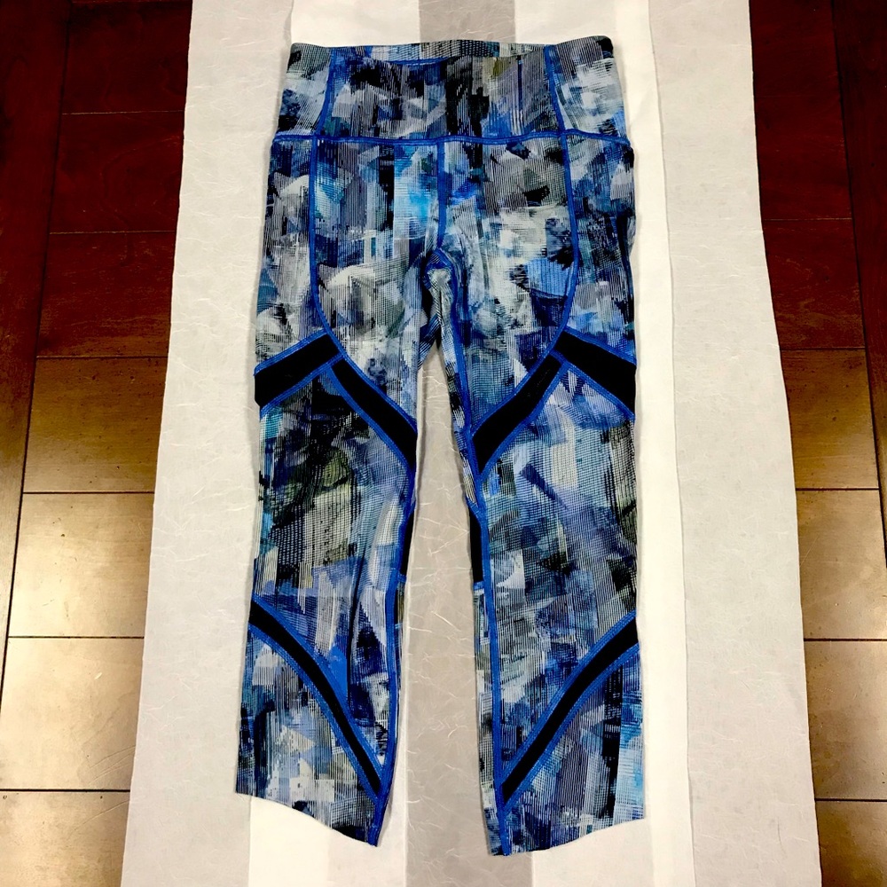 Lululemon On Pace Crop Sundazed‎ Leggings
